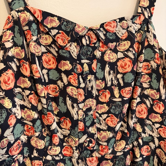 Forever 21 Floral Pocket dress Sz 1x 14 16 - Picture 4 of 12
